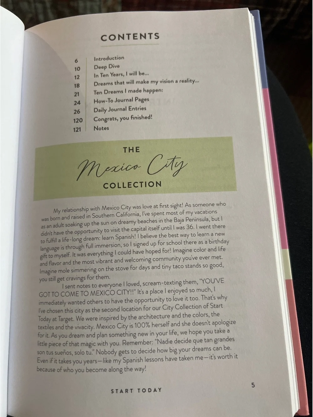 Rachel Hollis Start Today Journal Go All In Edition